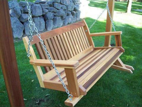 Toy - 9 Wooden Porch Swings That Will Inspire You.