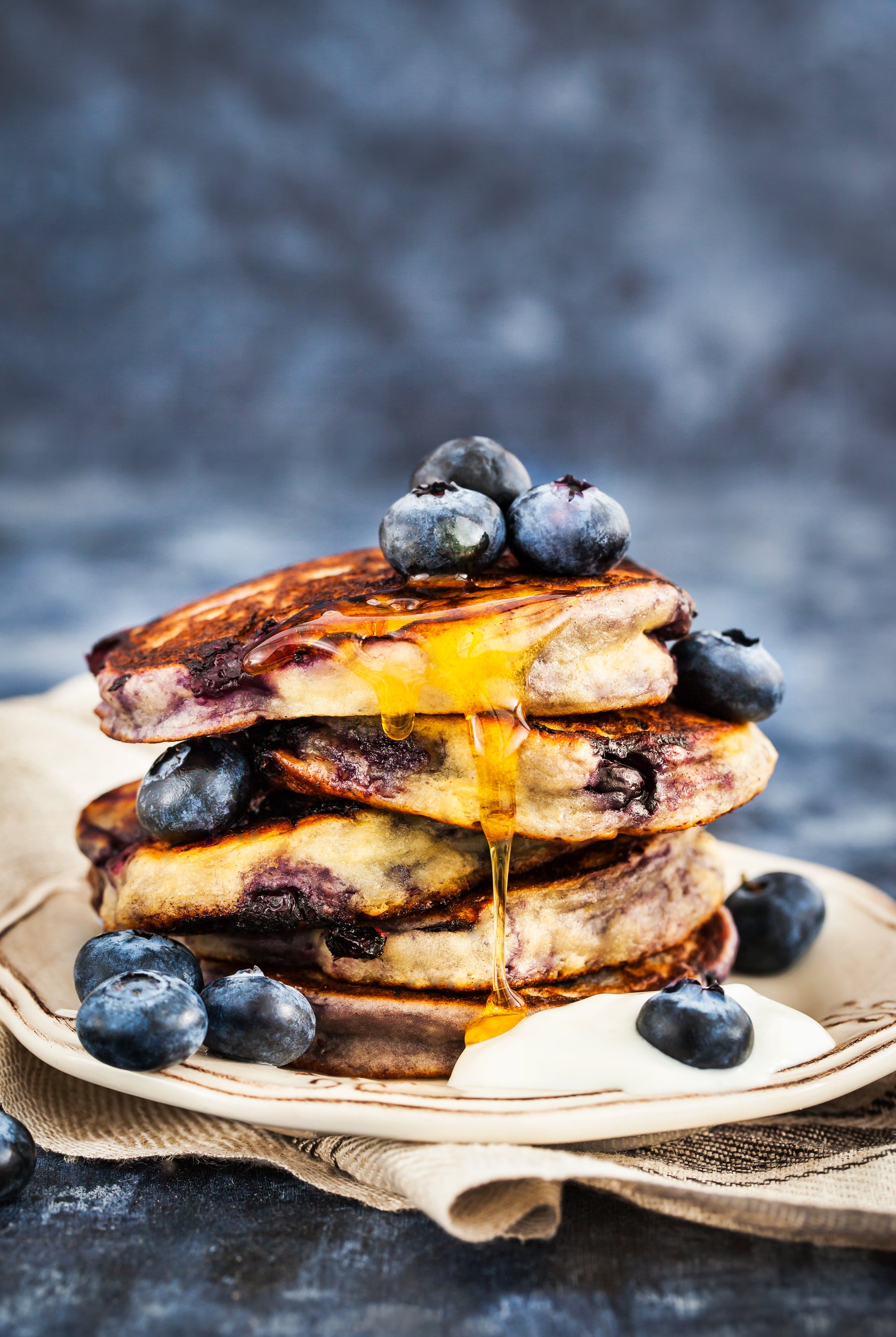 How to Make Fluffy Blueberry Buttermilk Pancakes