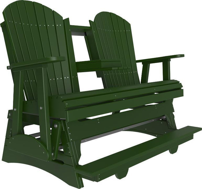 Luxcraft Counter Height Recycled Plastic 5' Adirondack Balcony Glider