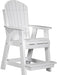 LuxCraft Luxcraft Recycled Plastic Counter Height Adirondack Tete-a-tete Balcony Set Balcony Table