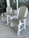 LuxCraft Luxcraft Recycled Plastic Counter Height Adirondack Tete-a-tete Balcony Set Balcony Table