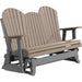 LuxCraft LuxCraft Weatherwood 5 ft. Recycled Plastic Adirondack Outdoor Glider Adirondack Glider