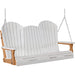 LuxCraft LuxCraft White Adirondack 5ft. Recycled Plastic Porch Swing Porch Swing