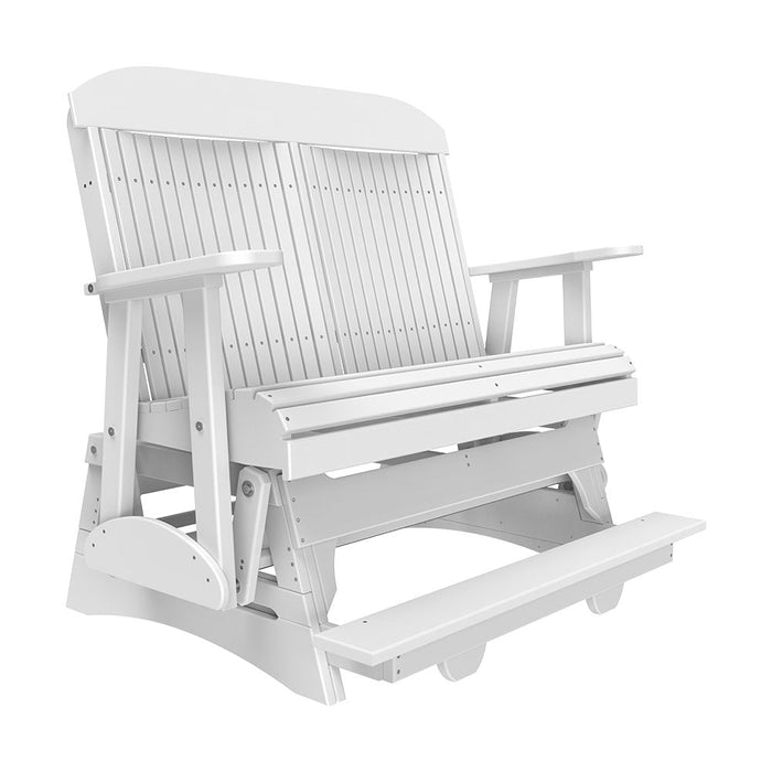 LuxCraft 4′ Classic Balcony Poly Glider Chair