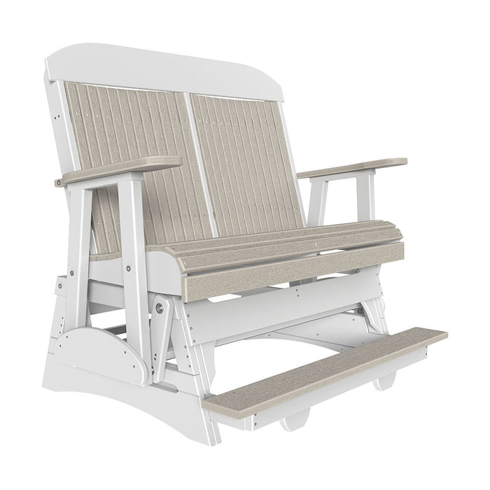 LuxCraft 4′ Classic Balcony Poly Glider Chair