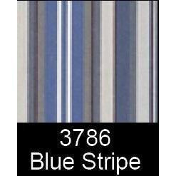 A & L Furniture A & L Furniture 5 Foot Swing Bed Cushion (2" or 4" Thick) 4 Inches / Blue Stripe Cushion 1005-4 In-Blue Stripe