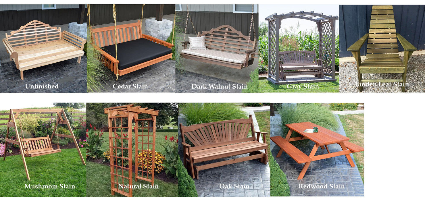 A & L Furniture A & L Furniture Acorn Garden Bridge in Pressure Treated Pine Pine Bridge