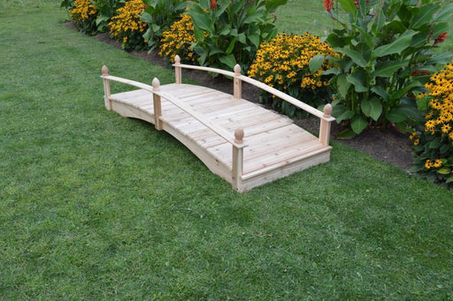 A & L Furniture A & L Furniture Acorn Garden Cedar Bridge 3ft x 4ft / Unfinished Bridge 3404C-UNF