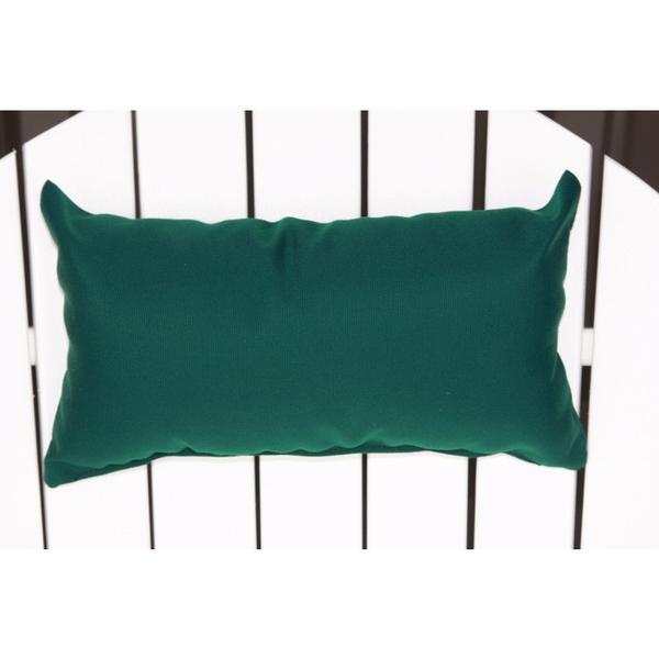 A & L Furniture A & L Furniture Adirondack Chair Head Rest Pillow Forest Green Pillow 1010-Forest Green