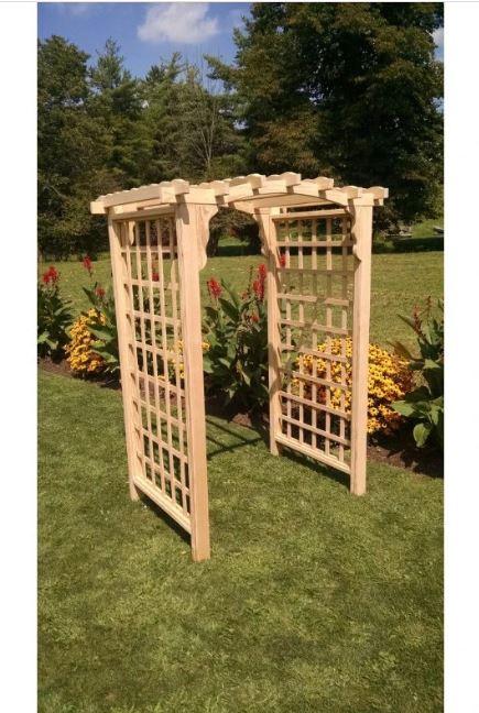 A & L Furniture A & L Furniture Amish Handcrafted Pine Cambridge Arbor Pine Arbor