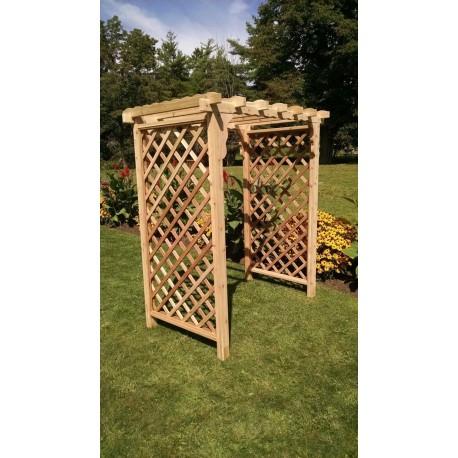 A & L Furniture A & L Furniture Amish Handcrafted Pine Covington Arbor Pine Arbor