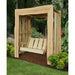 A & L Furniture A & L Furniture Appalachian Arbor with Timberland Swing w/Rope Timberland Swing