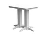 A & L Furniture A & L Furniture Bar Table- Specify for FREE 2" Umbrella Hole 5 Inch / White Bar Table 5101-White