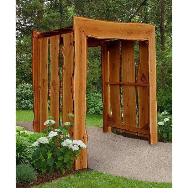 A & L Furniture A & L Furniture Blue Mountain Appalachian Arbor 5ft / Cedar Stain Arbor 8305L-5FT-CS