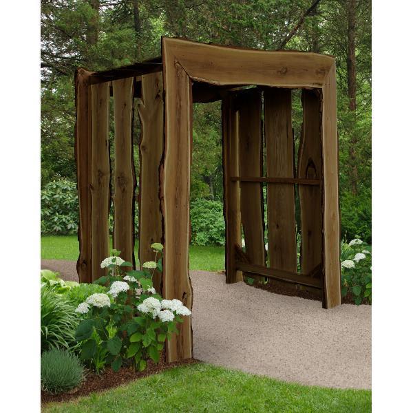 A & L Furniture A & L Furniture Blue Mountain Appalachian Arbor 5ft / Mushroom Stain Arbor 8305L-5FT-MS