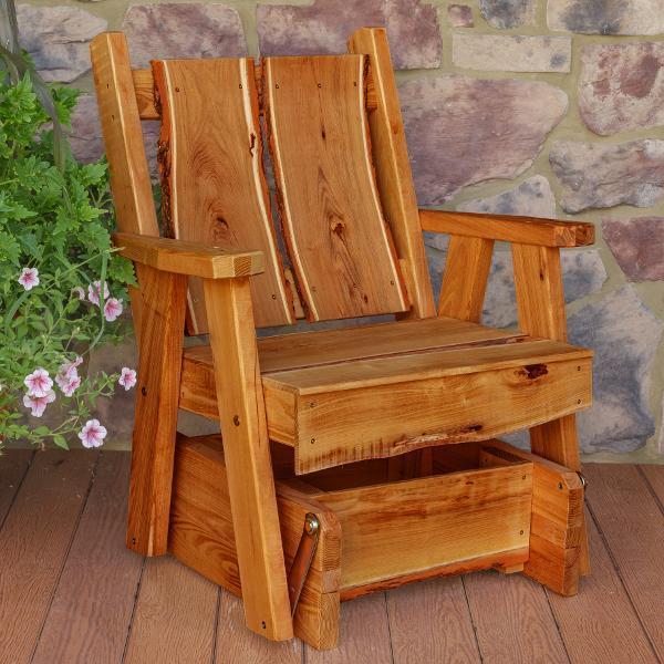 A & L Furniture A & L Furniture Blue Mountain Timberland Glider Chair Glider Chair