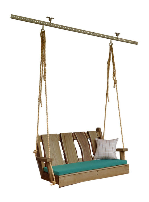 A & L Furniture A & L Furniture Blue Mountain TimberlandSwing with Rope 4ft / Mushroom Stain Timberland Swing 8144L-4FT-MS