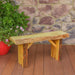 A & L Furniture A & L Furniture Blue Mountain Wildwood Bench 3ft / Natural Stain Wildwood Bench 8213L-3FT-NS