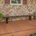 A & L Furniture A & L Furniture Blue Mountain Wildwood Bench 6ft / Mushroom Stain Wildwood Bench 8216L-6FT-MS