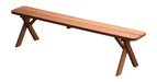 A & L Furniture A & L Furniture Cedar Crossleg Bench Only Benche