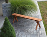 A & L Furniture A & L Furniture Cedar Crossleg Bench Only Benche