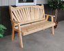 A & L Furniture A & L Furniture Cedar Fanback Garden Bench Bench