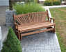 A & L Furniture A & L Furniture Cedar Fanback Glider Glider