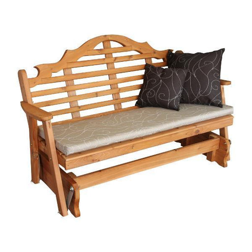 A & L Furniture A & L Furniture Cedar Marlboro Glider 4FT / Cedar Glider 571C-4FT-Cedar