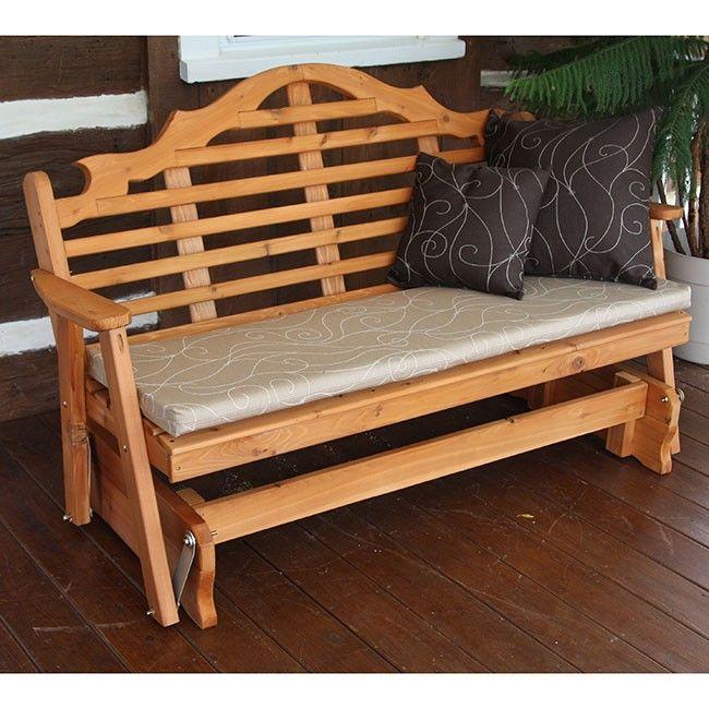 A & L Furniture A & L Furniture Cedar Marlboro Glider Glider