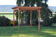 A & L Furniture A & L Furniture Cedar Pergola W/ Swing Hangers 6ft x 8ft / Unfinished Pergola 700C-6ftx8ft-Unfinished