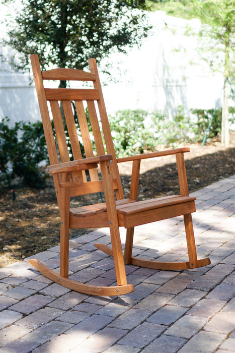 A & L Furniture A & L Furniture Classic Porch Rocker Unfinished Porch Rocker 680C-UNF