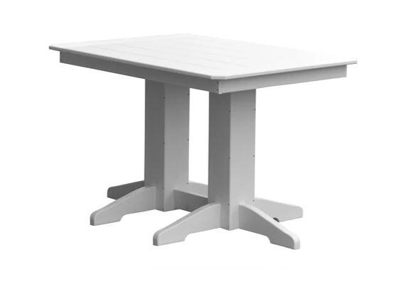 A & L Furniture A & L Furniture Dining Table- Specify for FREE 2" Umbrella Hole Dining Table