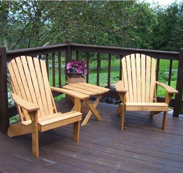 A & L Furniture A & L Furniture Fanback Adirondack Chair in Pine Chair