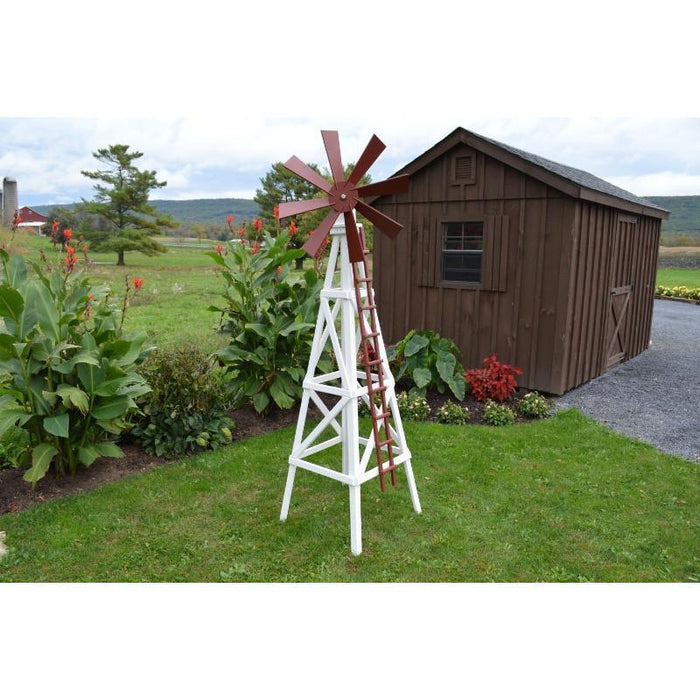 A & L Furniture A & L Furniture Farm Style Windmill Garden Outdoor Spinner Windmills