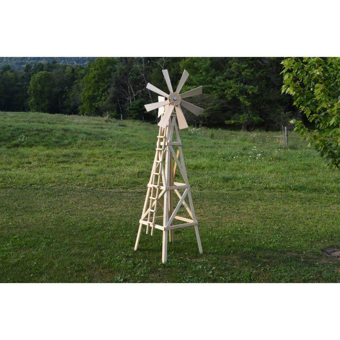 A & L Furniture A & L Furniture Farm Style Windmill Garden Outdoor Spinner Windmills