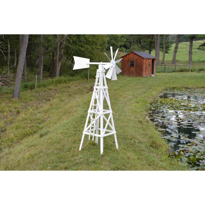 A & L Furniture A & L Furniture Farm Style Windmill Garden Outdoor Spinner Windmills