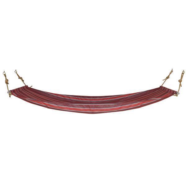 A & L Furniture A & L Furniture Hammock w/ Mounting Hardware Twin / Red Stripe Pillow 1070-Twin-Red Stripe