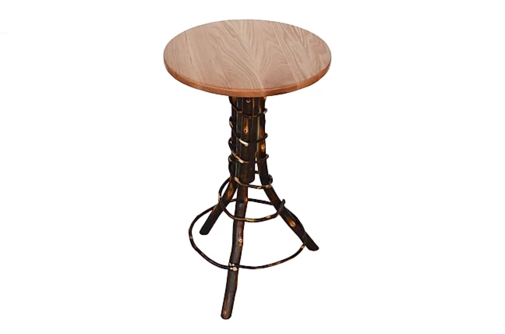 A & L Furniture A & L Furniture Hickory Accent Table Natural Finish Accent Table 2211-Natural Finish