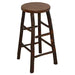 A & L Furniture A & L Furniture Hickory Bar Stool Walnut Finish Bar Stools 2582-Walnut Finish