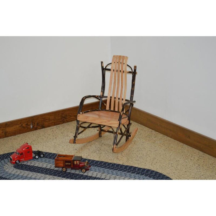 A & L Furniture A & L Furniture Hickory Child's Rocker Natural Finish Rocking Chair 2011-Natural Finish