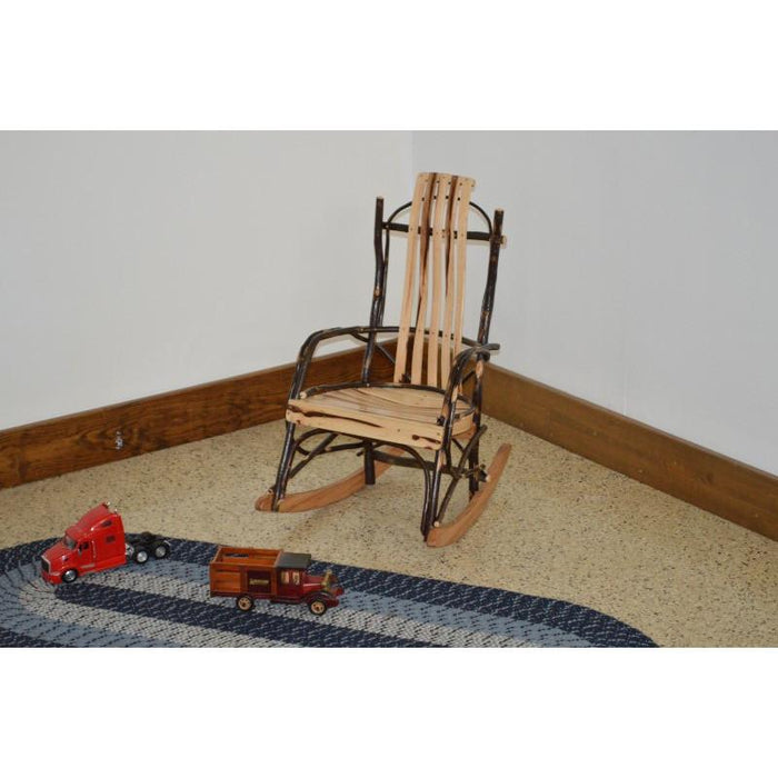 A & L Furniture A & L Furniture Hickory Child's Rocker Rustic Hickory Rocking Chair 2010-Rustic Hickory