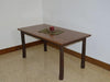 A & L Furniture A & L Furniture Hickory Farm Table 4 FT / Walnut Finish Dining Table 2722-Walnut Finish