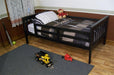 A & L Furniture A & L Furniture Mission Bed w/ Safety Rails Bed