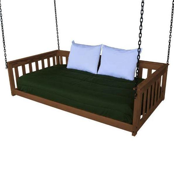 A & L Furniture A & L Furniture Mission Hanging Daybed with Chain Bed