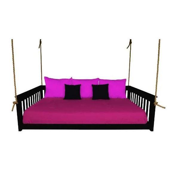 A & L Furniture A & L Furniture Mission Hanging Daybed with Rope Bed