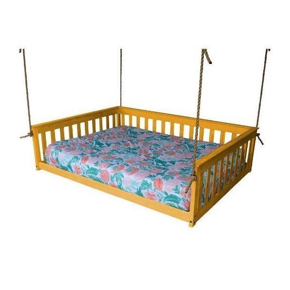 A & L Furniture A & L Furniture Mission Hanging Daybed with Rope Bed