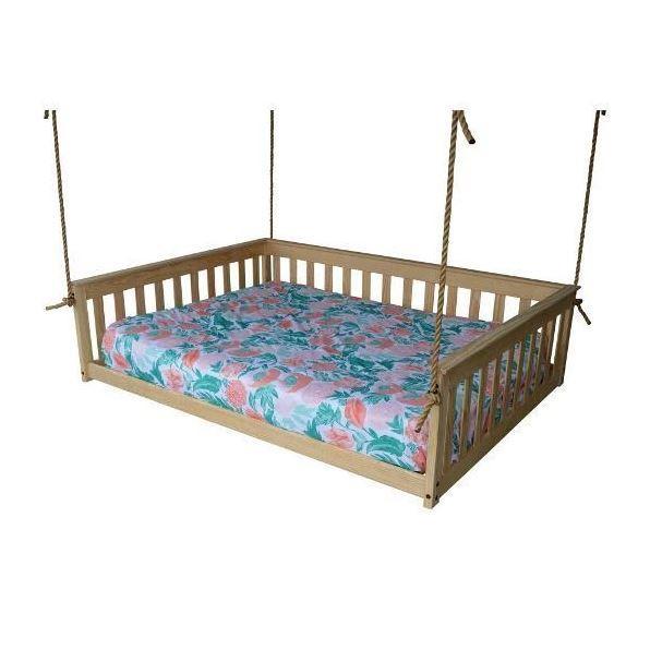 A & L Furniture A & L Furniture Mission Hanging Daybed with Rope Bed