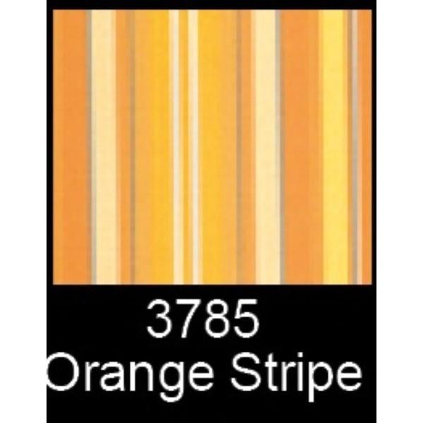 A & L Furniture A & L Furniture New Hope Chair Full Cushion Orange Stripe Cushion 1051-Orange Stripe