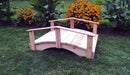 A & L Furniture A & L Furniture Oriental Garden Cedar Bridge 3ft x 4ft / Unfinished Bridge 3104C-UNF