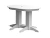 A & L Furniture A & L Furniture Oval Dining Table- Specify for FREE 2" Umbrella Hole Dining Table